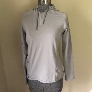 Outdoor Research Light Gray Hooded Long Sleeve Top